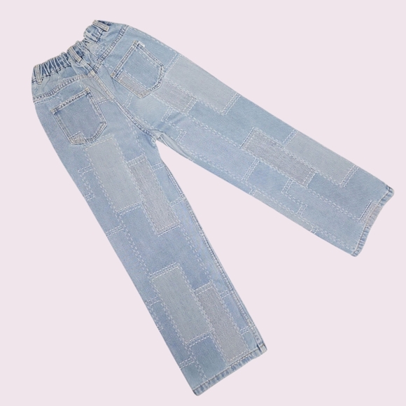 Rolanko Girls Light Blue Jeans Size 11/12 - Picture 4 of 6